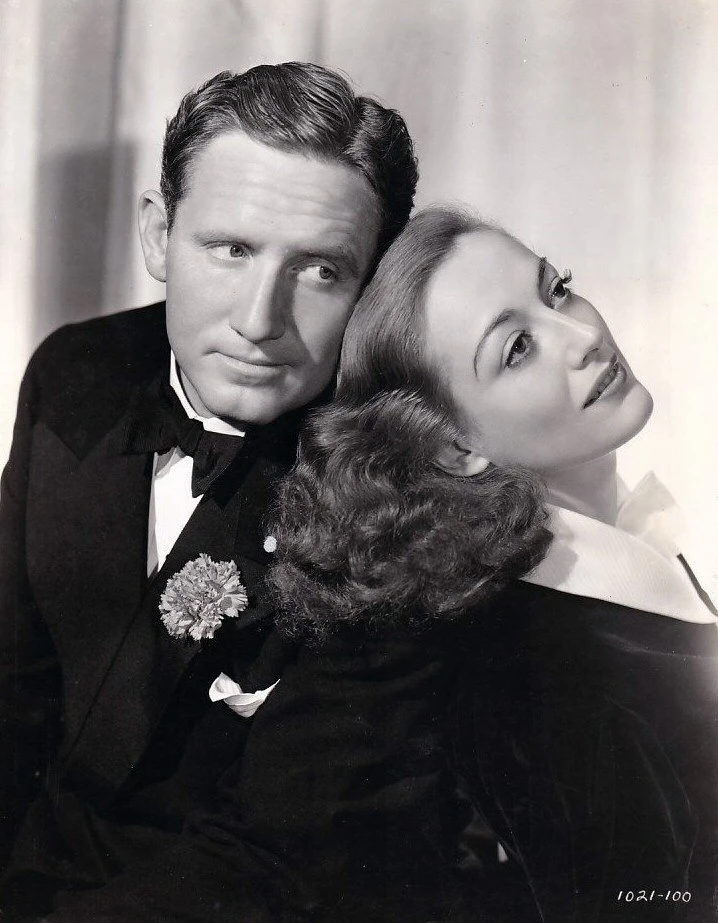 Spencer Tracy and Joan Crawford in Mannequin.