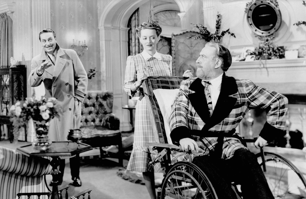Bette Davis and Monty Woolley in The Man Who Came to Dinner.