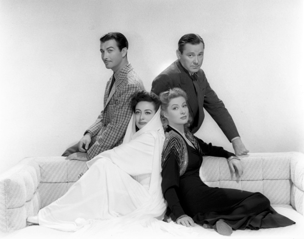 Joan Crawford, Greer Garson, Robert Taylor, and Herbert Marshall for When Ladies Meet (1941).